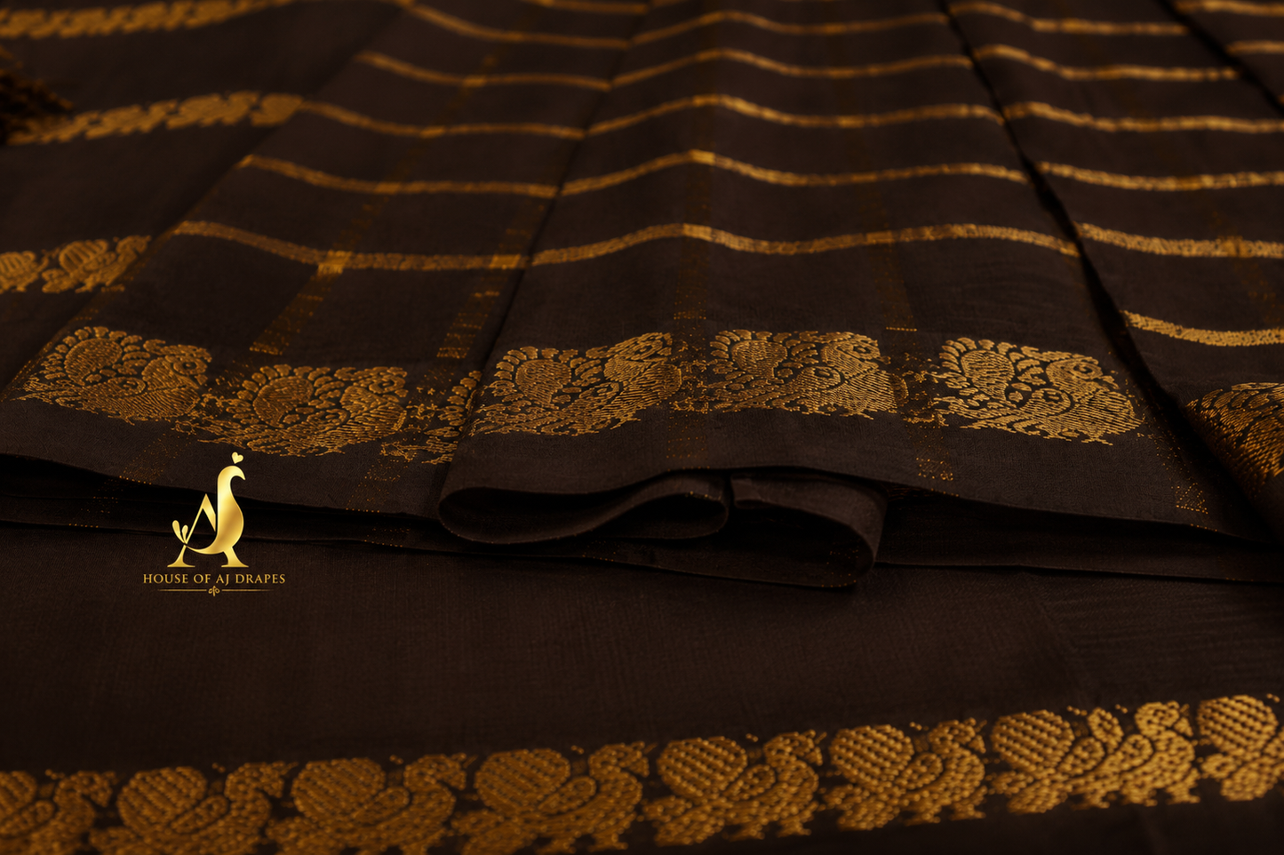 Brown | Brown - Half and Half Madurai Cotton Saree