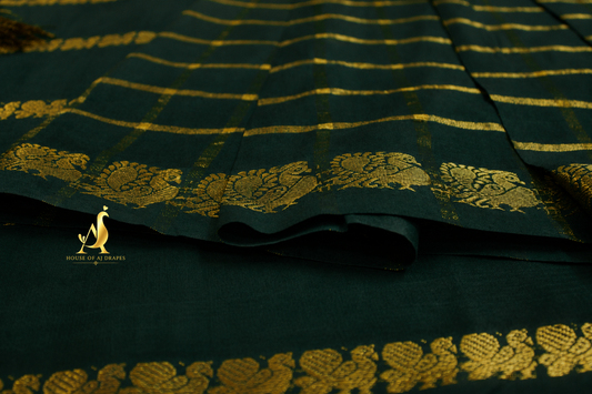 Green | Green - Half and Half Madurai Cotton Saree